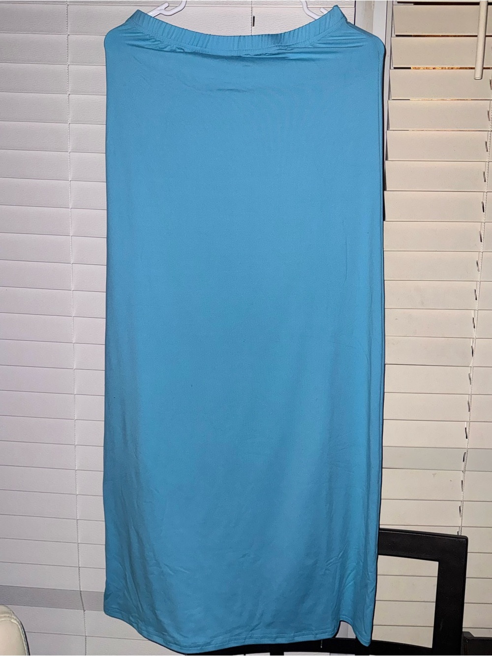 Blue Women's Pull-On Maxi Skirt